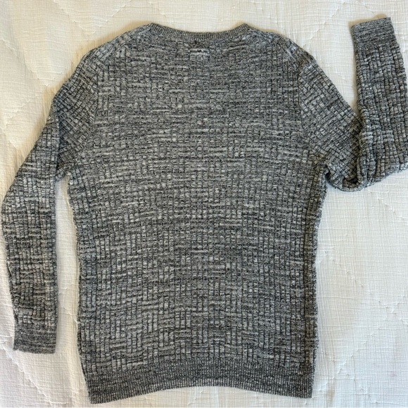 Tasso Elba Men’s Gray Textured Knit Crewneck Sweater Size L - Picture 4 of 11